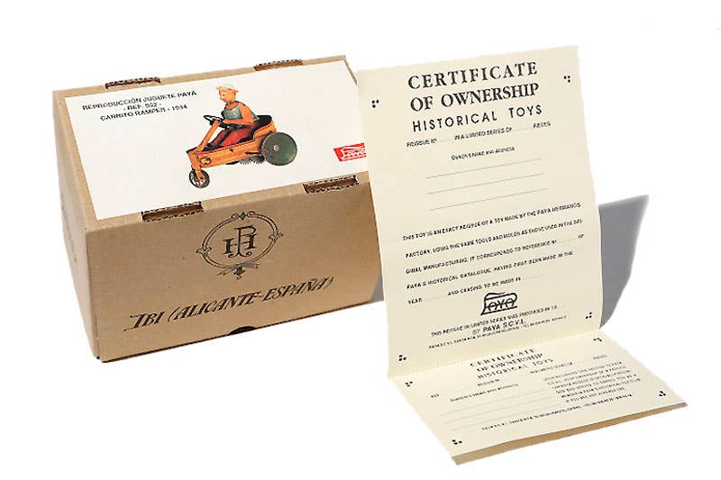 die Blechfabrik e.K. - Wholesale Wind-Up Toy - Kids - Drunk Clown, Made in Spain, Original Paya2