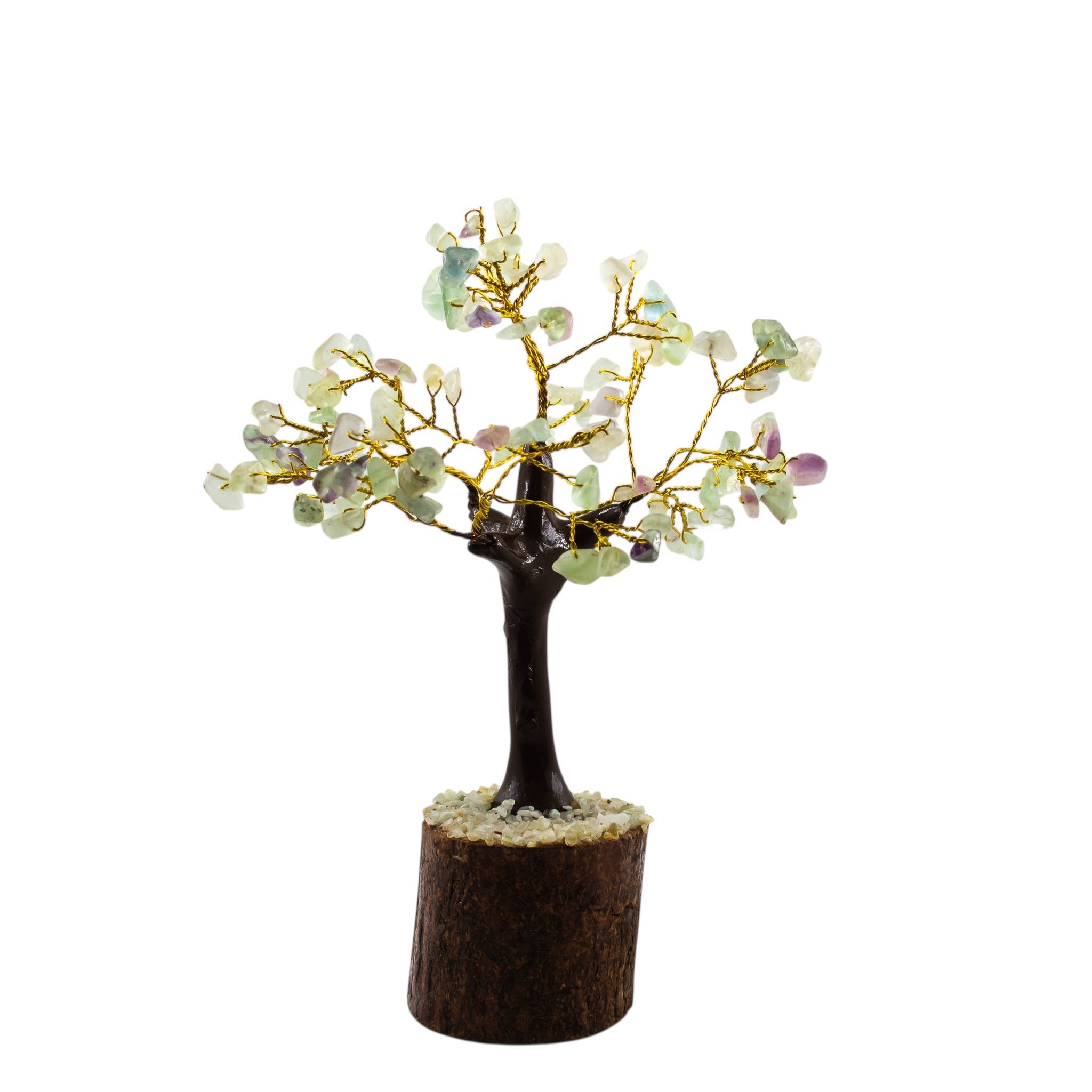 Quasar Gems USA - Venta al por mayor Escultura - Árboles de piedras preciosas con 100 piedras1