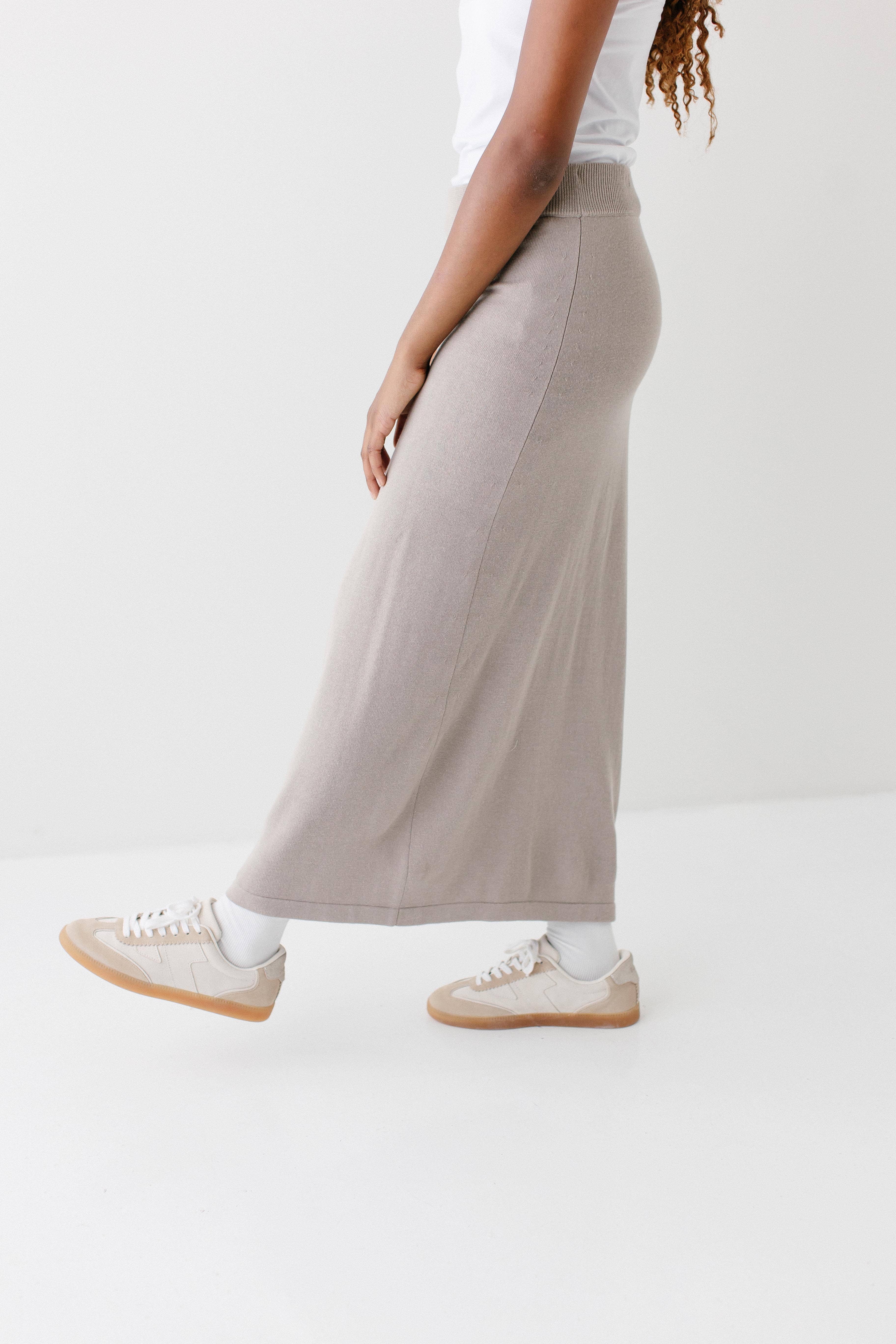 The Main Street Exchange - Wholesale Skirt - Women's - 'Jana' Cotton Blend Midi Sweater Skirt21