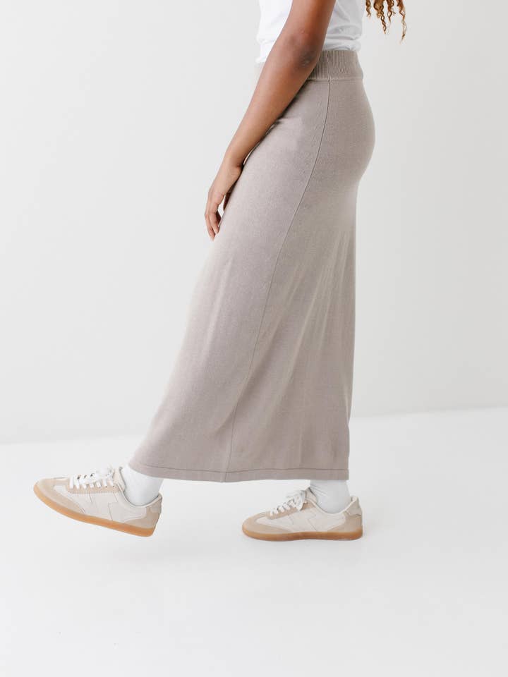 The Main Street Exchange - Wholesale Skirt - Women's - 'Jana' Cotton Blend Midi Sweater Skirt21