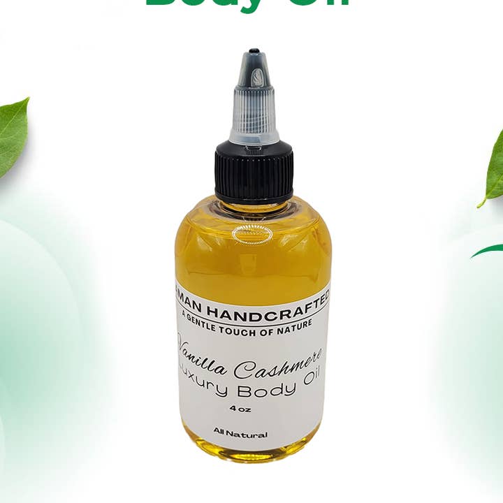 Vanilla Cashmere Body Oil for wholesale by KAMAN HANDCRAFTED