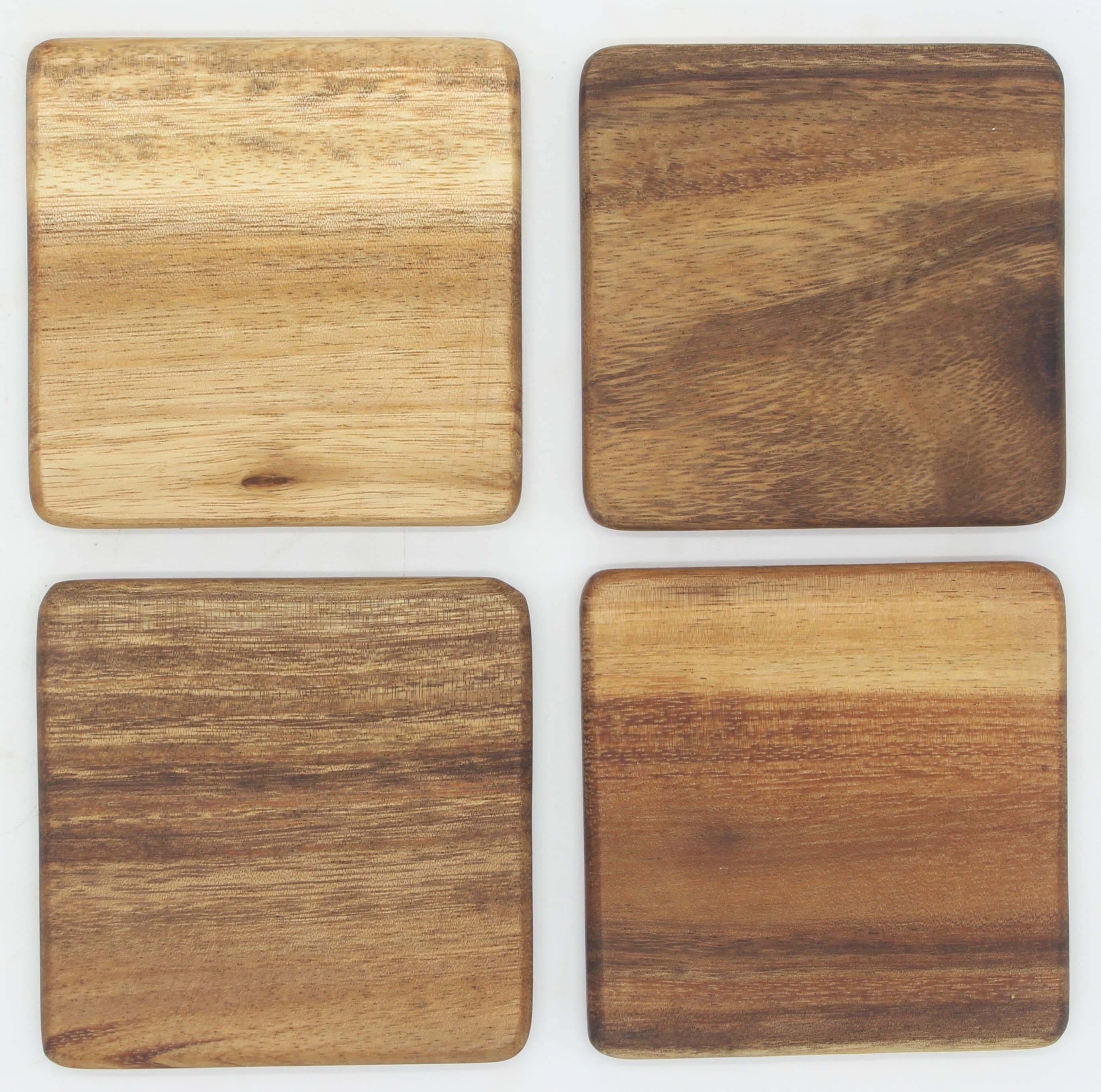 Tuckahoe Hardwoods - Vente Sous-verre - Sous-verres en noyer d’Inde de l’Est2