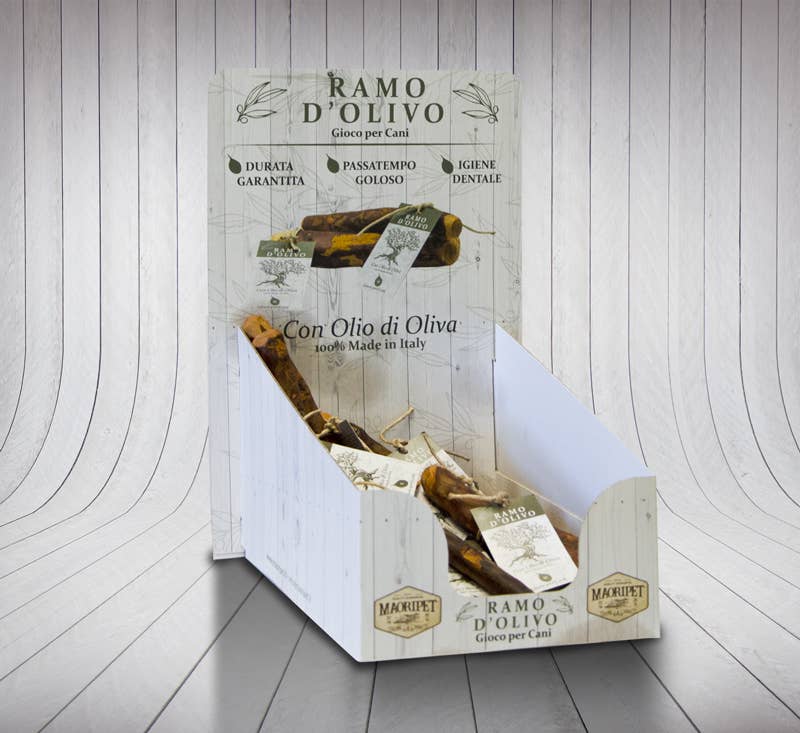 Maoripet srl – Großhandel Haustier-Kauspielzeug – Hund – Olivenzweig, 100 % natürliche Kauknochen für Hunde. Hergestellt in Italien2