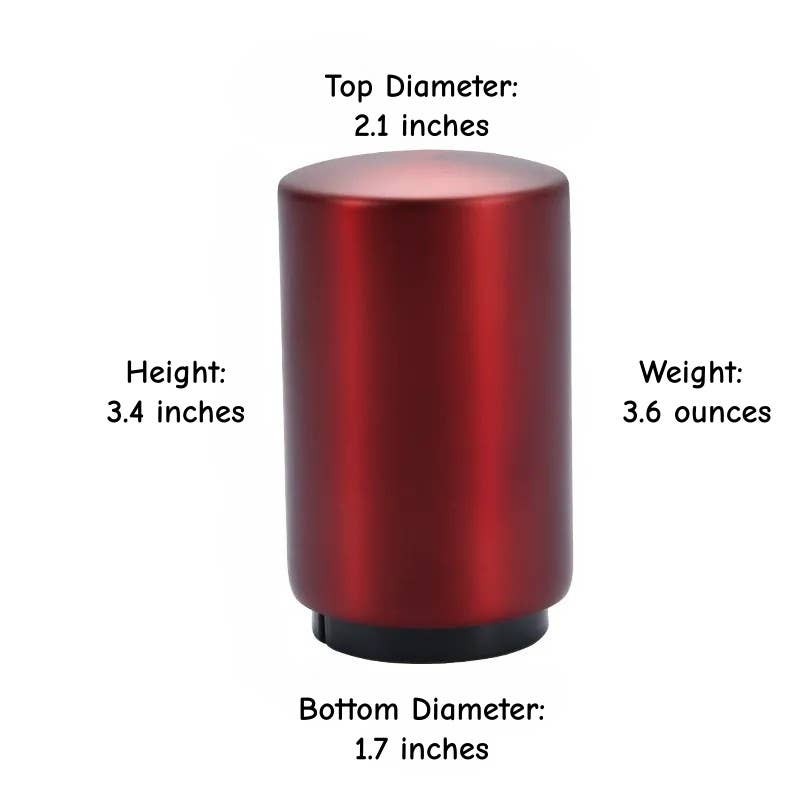 Otterware – wholesale Flask-/vinöppnare – Automatisk tryck-ner kapsylöppnare (rostfritt stål)5