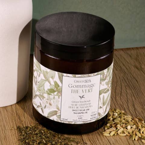 Green Spa - Wholesale Body Scrub/Exfoliant - Green Tea Sugar Scrub5
