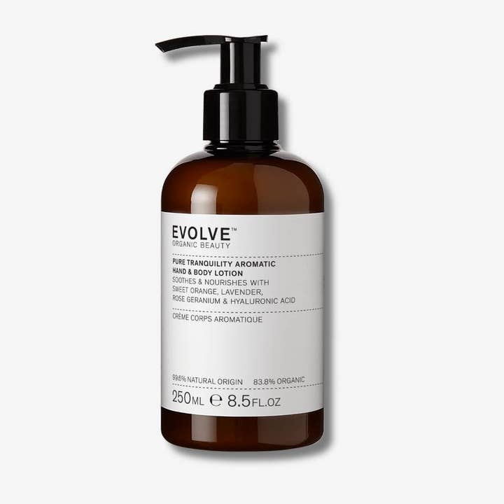 Pure Tranquility Hand & Body Lotion for wholesale by Evolve Organic Beauty