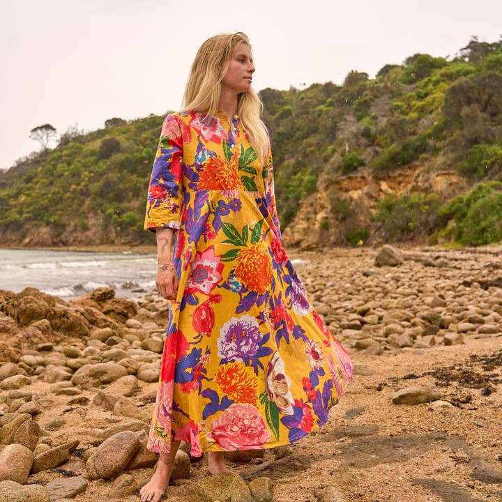 Robe Maxi en Coton à Motifs Floraux – Déclaration Florale Audacieuse dans un Confort Luxueux et autres tendances Résultats pour moutarde artisanale en vente B2B. Retours gratuits et paiement à 60 jours sur Faire sur Faire.