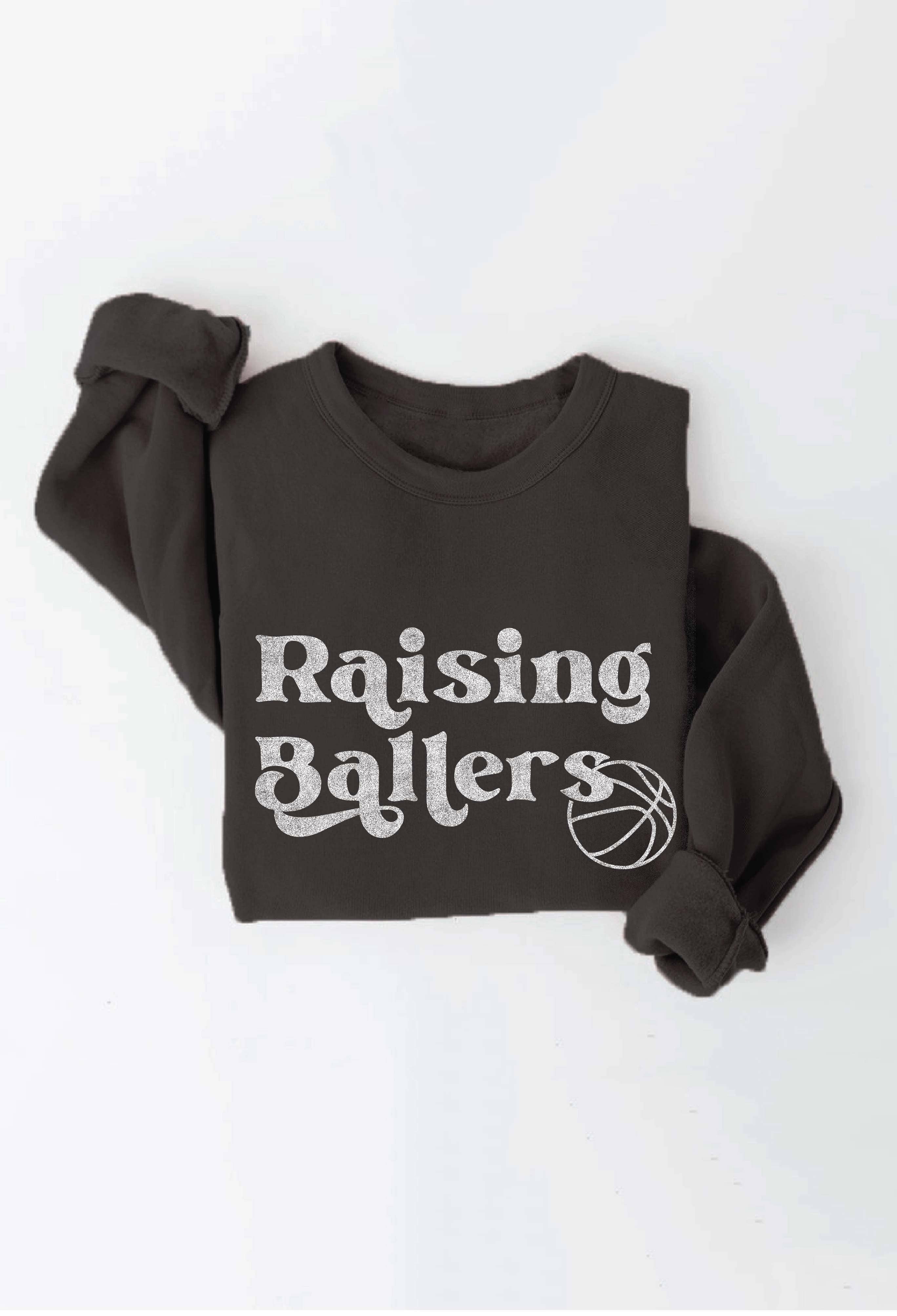 OAT COLLECTIVE - Wholesale Graphic Sweatshirt - Women's - RAISING BALLERS BASKETBALL Graphic Sweatshirt0