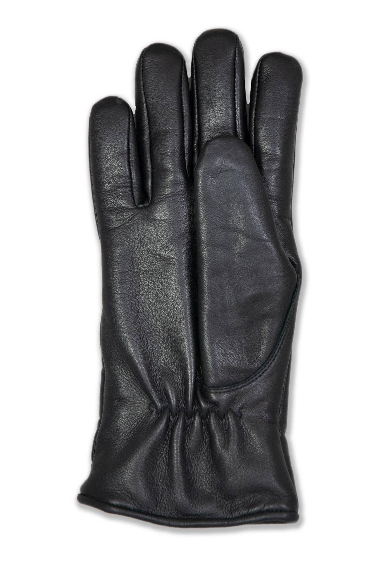 Black Clovis Women's Leather Glove, Warm Lining for wholesale on Faire1