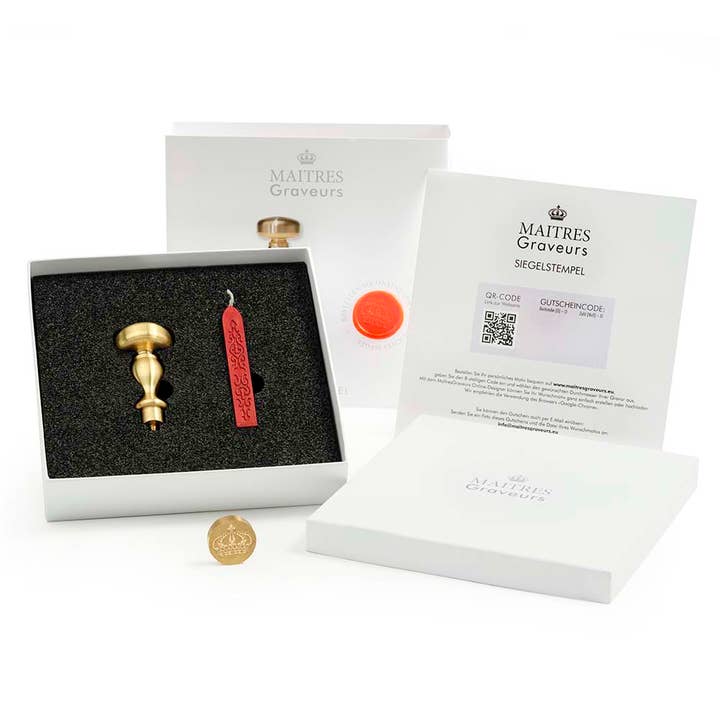 Maîtres Engraveurs l Seal stamp + voucher for wholesale by Royal Posthumus