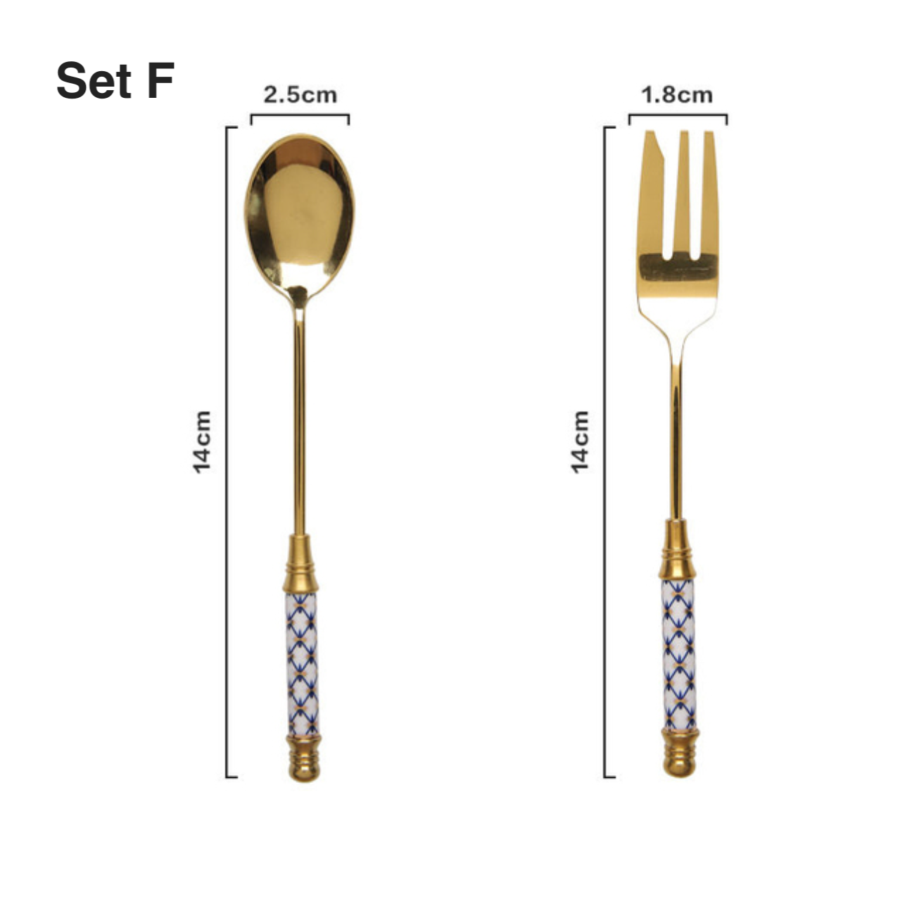 Homerely (We Cover All Import Duties) - Wholesale Assorted Cutlery Set - Vintage Gold Spoons Fork Set5