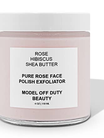 Pure Rose Face Polish Exfoliator for wholesale by Model Off Duty Beauty