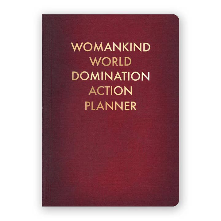 The Mincing Mockingbird - Wholesale Journal/Diary - Womankind World Domination Action Planner - Medium