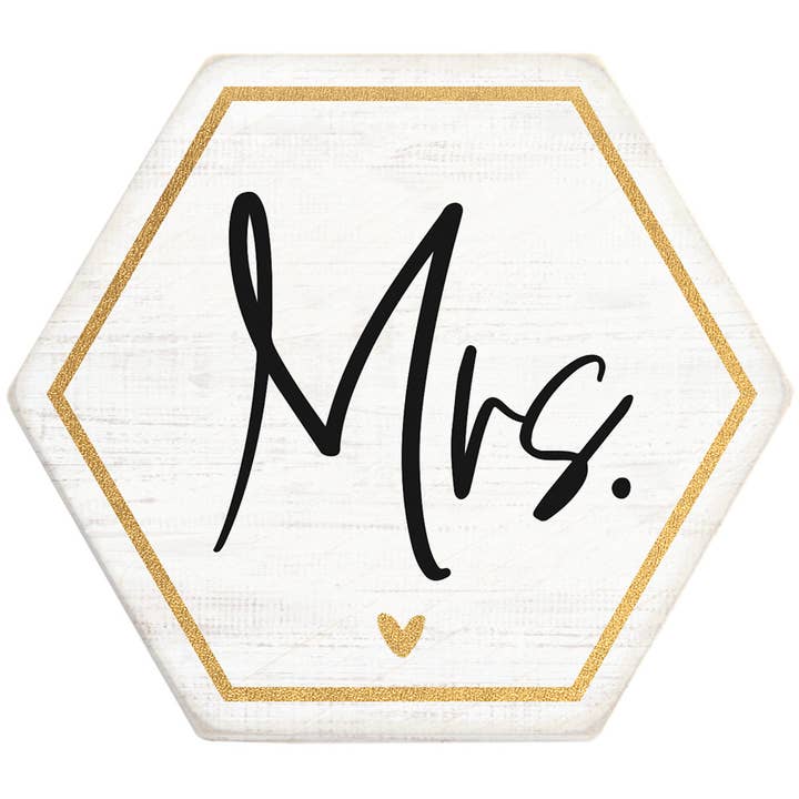 Mrs. - Untersetzer mit Wabenmuster für den Großhandel von Sincere Surroundings