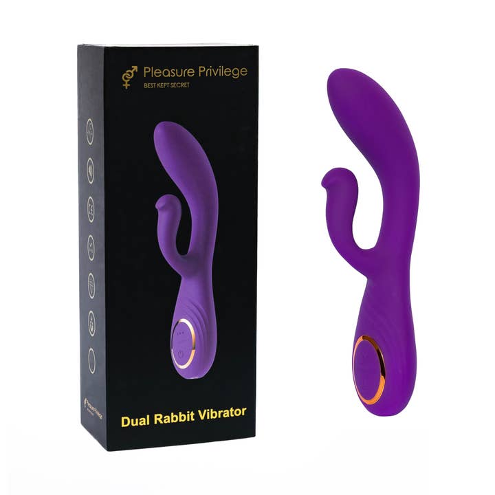Dual Rabbit Vibrator for wholesale by Pleasure Privilege LTD