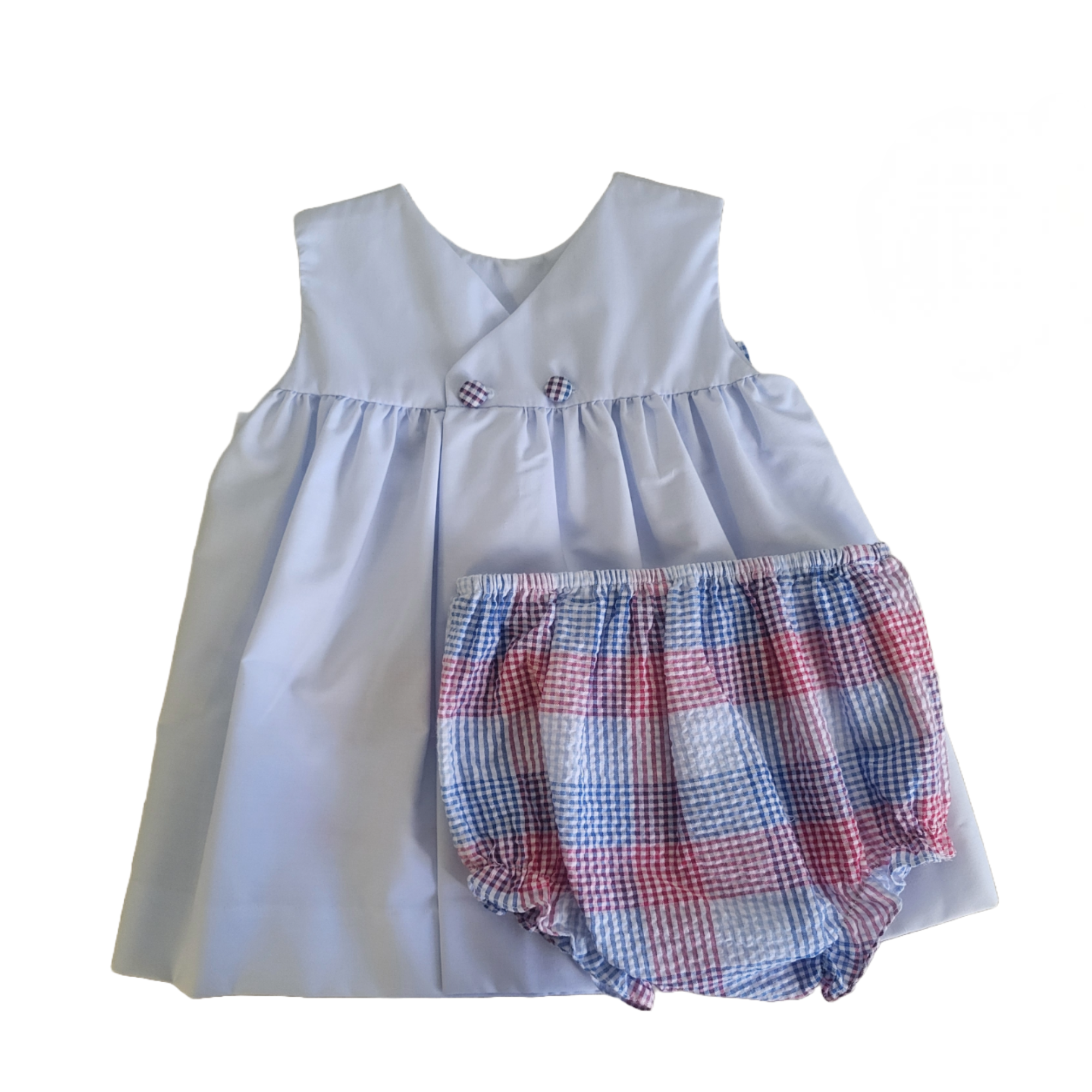 Petit Ami & Zubels - Wholesale Dress - Baby - Sun Dress with Crab Applique and Bows3