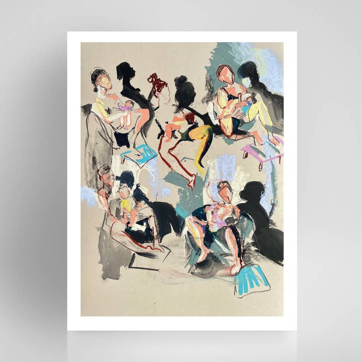 Impressão Giclée de Arte Fina A4 'Affinity' por atacado de Fiona Wilson Artist