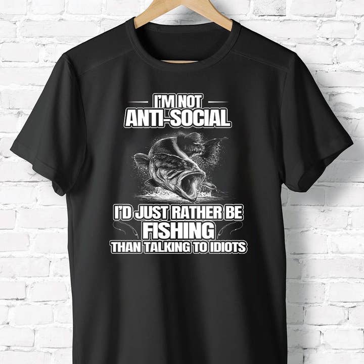 Chemise de pêche, cadeau de pêcheur, hameçon, amateurs de pêche pour la vente par EagleAceApparel