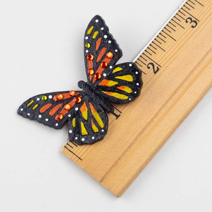 Tulia's Artisan Gallery - Venta al por mayor Broches - Broche Monarch4