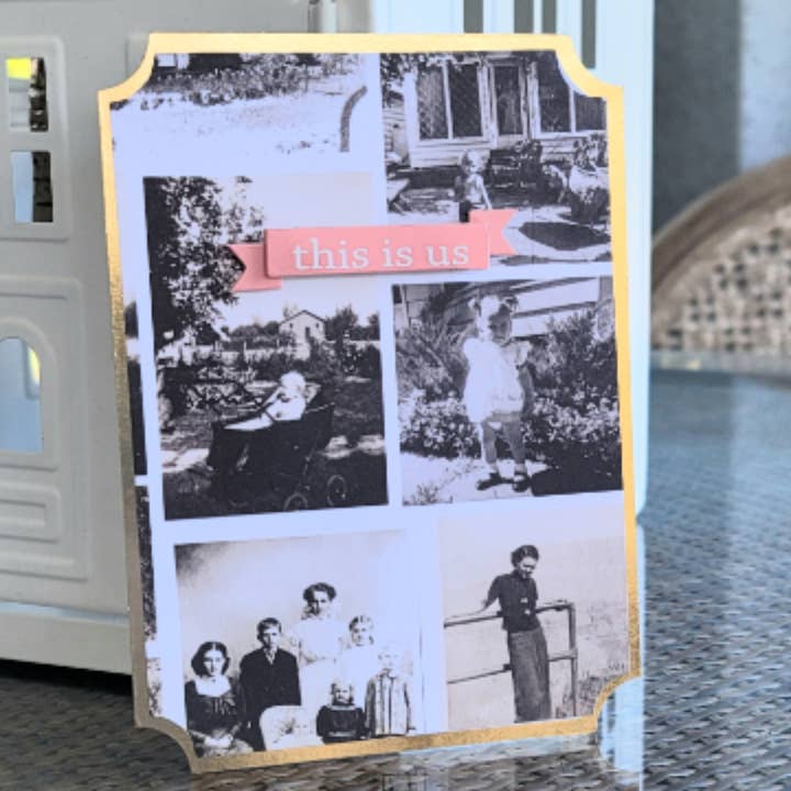 This Is Us Embellished Notecard for wholesale by Notebellish