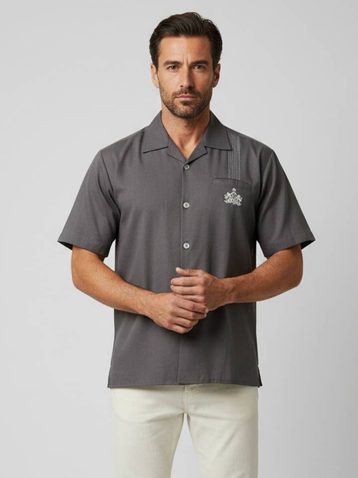 Wicks | Men's Short-Sleeved Shirt | Available to ship within Europe for wholesale by Virgoan Wish LLC