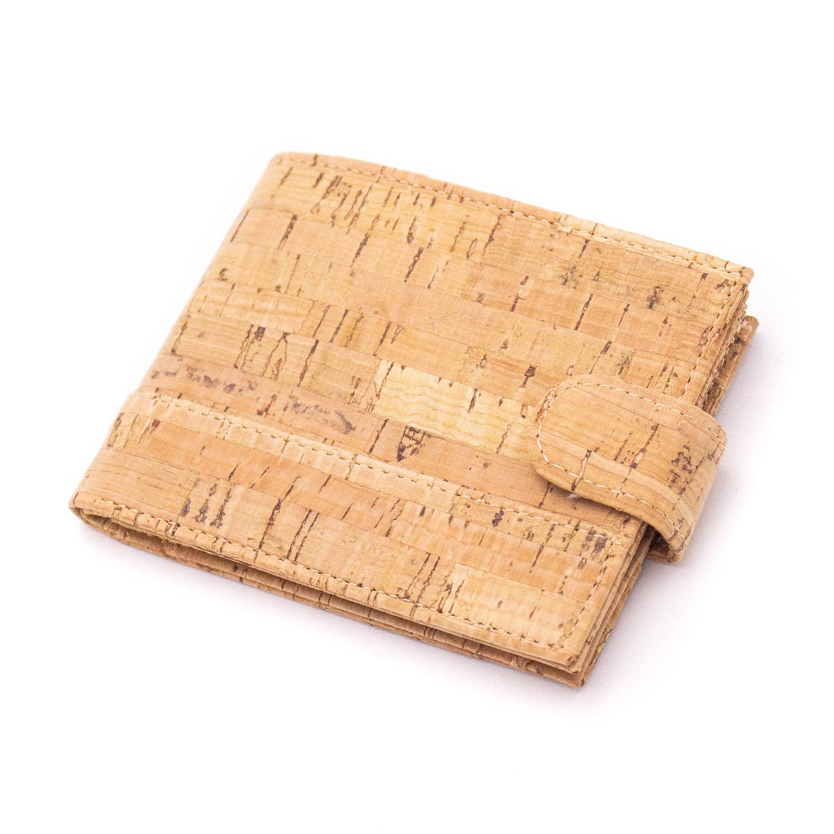 Meninas Bonitas Cork - Wholesale Wallet - Men's - Natural rustic cork wallet for men BAG-22325