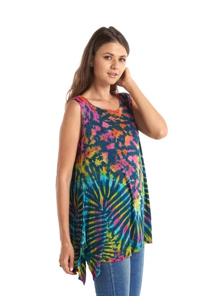 Túnicas tie-Dye (KT-1204) para venta al por mayor de Kathmandu Imports