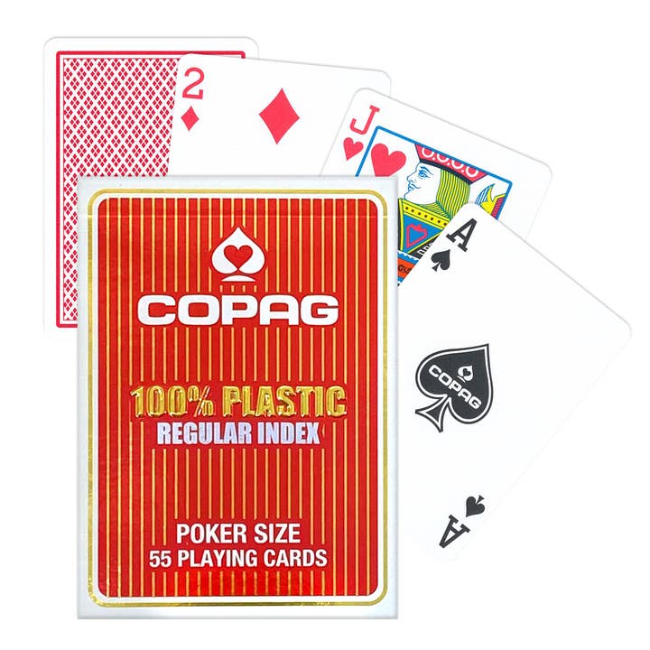 Cardshouse - Wholesale Playing Cards - Copag 2 Corner Playing Cards (Red)
