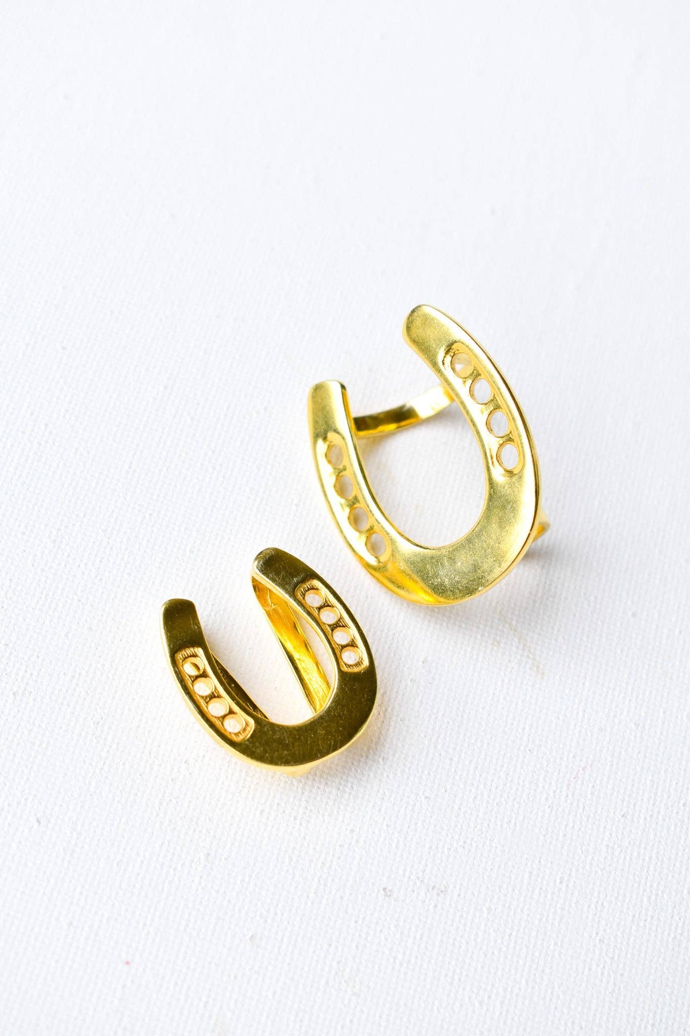 Saturday Silks - Wholesale Scarf Clip - Women's - Lucky Horseshoe Skinny Scarf Slider4