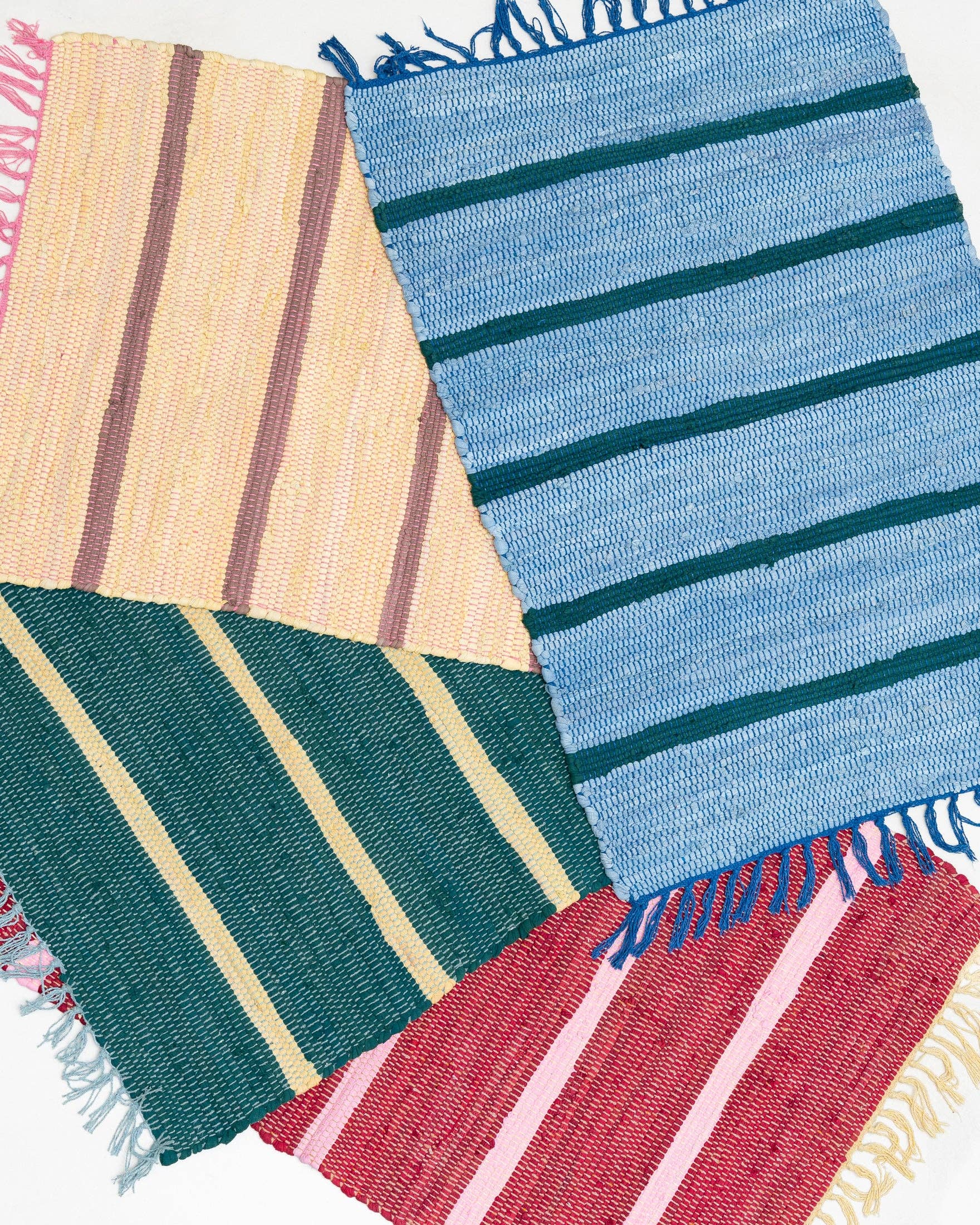 Tarta Gelatina - Venta al por mayor Alfombra pequeña - Alfombra reciclada artesanal34