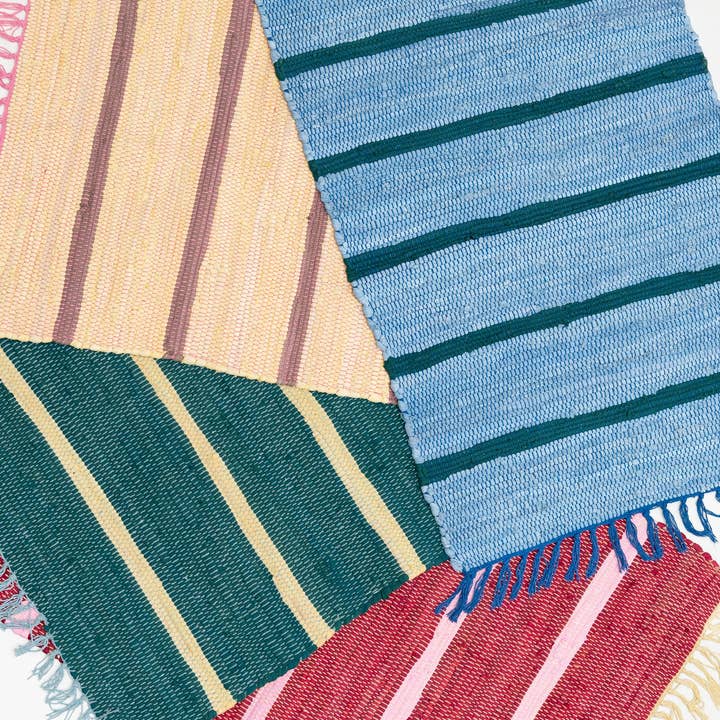 Tarta Gelatina - Venta al por mayor Alfombra pequeña - Alfombra reciclada artesanal34