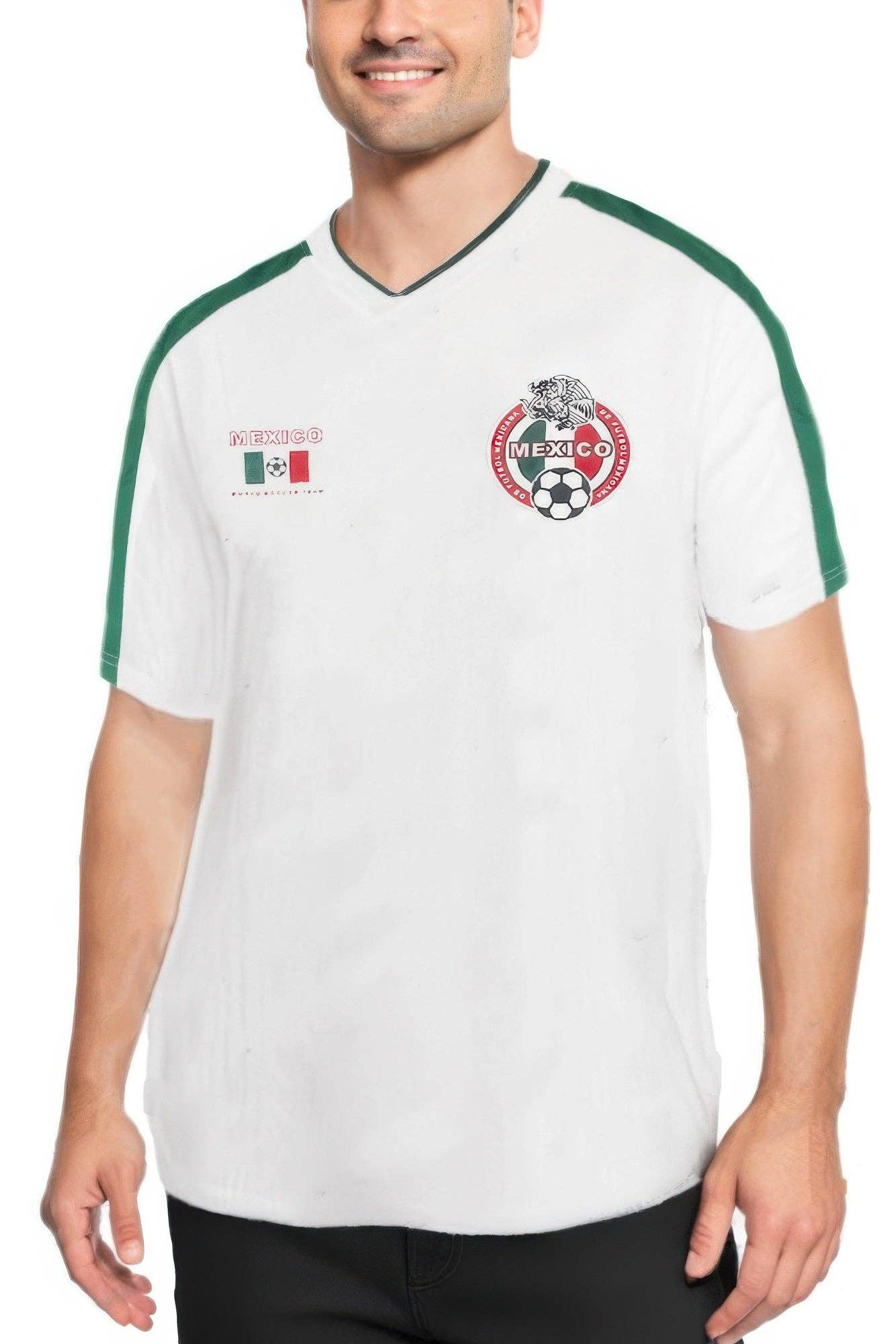 CC Wholesale Clothing – Engroshandel T-shirt – til mænd – Unisex Mexico Hold Verdensfodboldtrøjer Top2