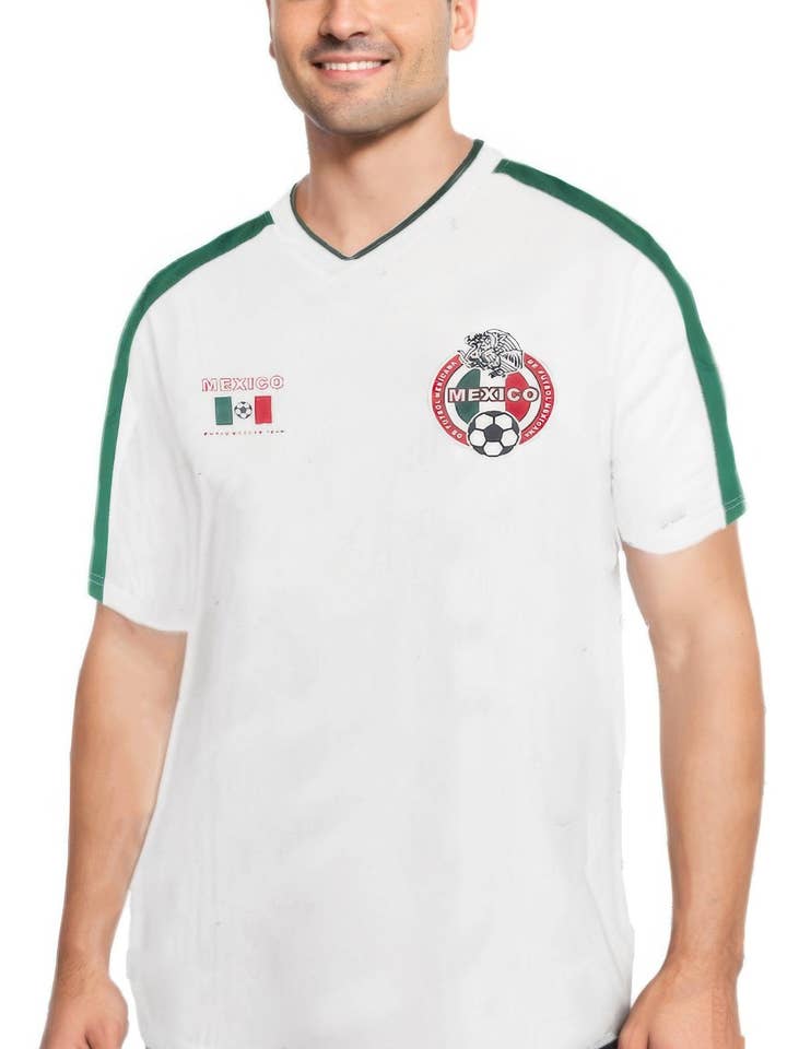 Unisex Mexico Team World Soccer Jerseys Top for wholesale by CC Wholesale Clothing
