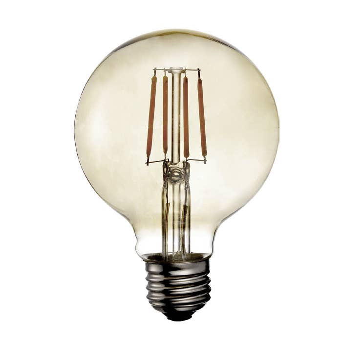 Opjet Paris - Wholesale Light Bulb/Puck - LED Globe Bulb small 4W E27 amber D9.5 H13.8cm dimmable