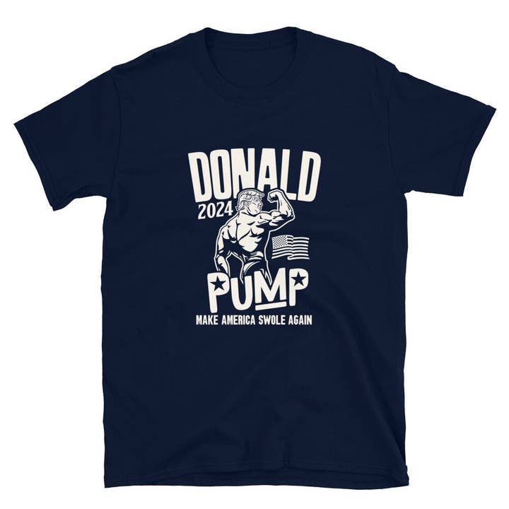CVH DREAMY LTD - Wholesale T-Shirt (Graphic) - Unisex - Donald Trump Election 2024 Shirt, Make America Swole Again