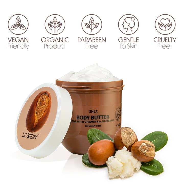 Lovery - Wholesale Body balm/butter - Shea Body Butter - Ultra Hydrating Shea Butter Body Cream5