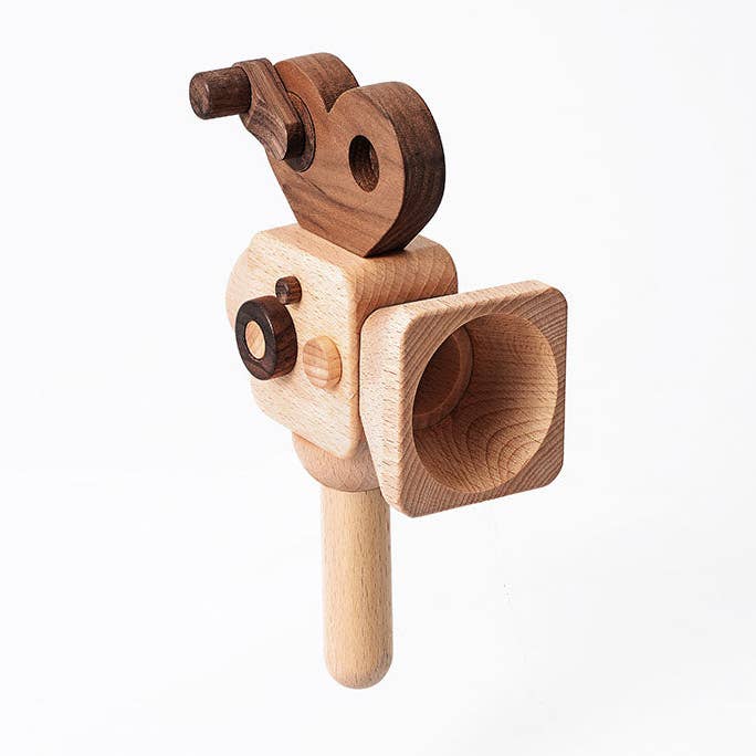 Super 16 Jouet en Bois Caméra de Poche pour la vente par Father's Factory