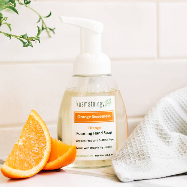 Orange Foaming Hand Soap | Organic - 8.5 oz for wholesale by Kosmatology
