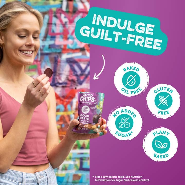 GOOD CHIPS by Paramo Snacks - Wholesale Chips - 12 count Baked Organic Beet and Yacon Chips - 0.7oz bags2