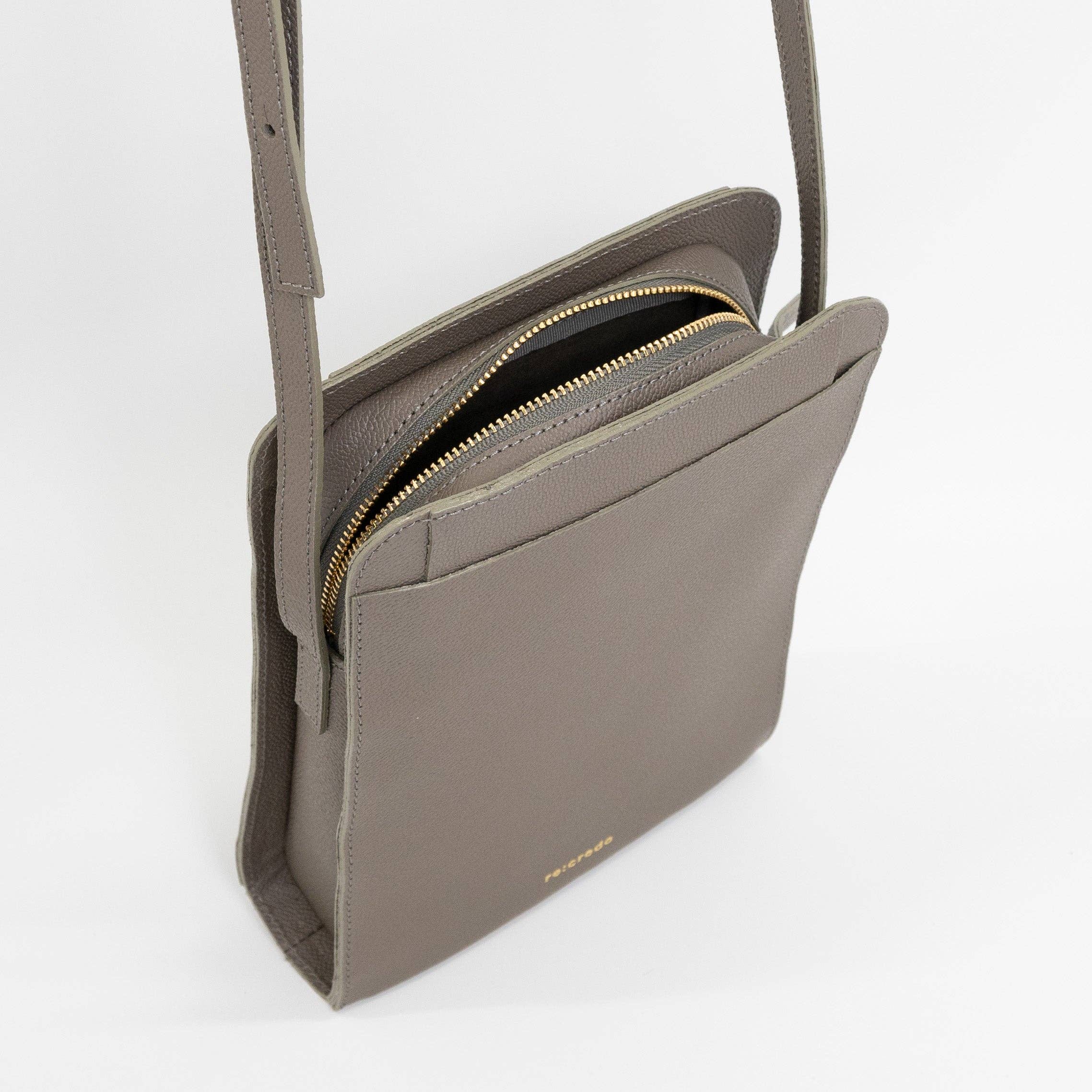 Unofuku - Wholesale Shoulder Bag - Women's - re:credo Noemi Shoulder Bag (Grey)2