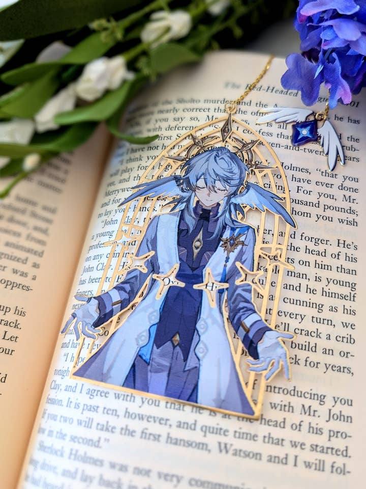 Sunday (Honkai Star Rail) Gold Plated Metal Bookmark for wholesale by HideawayMelon