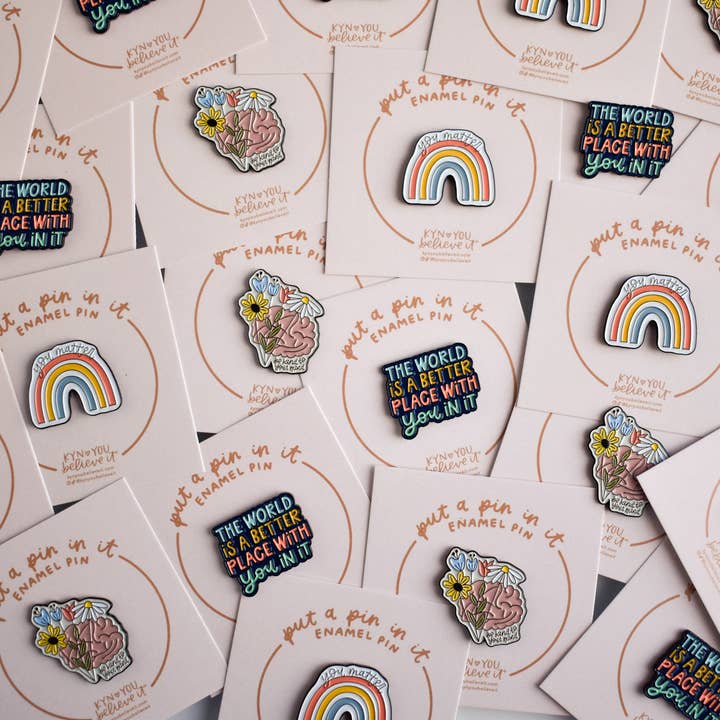 Kyn You Believe It - Wholesale Lapel Pin/Button - You Matter Pin2