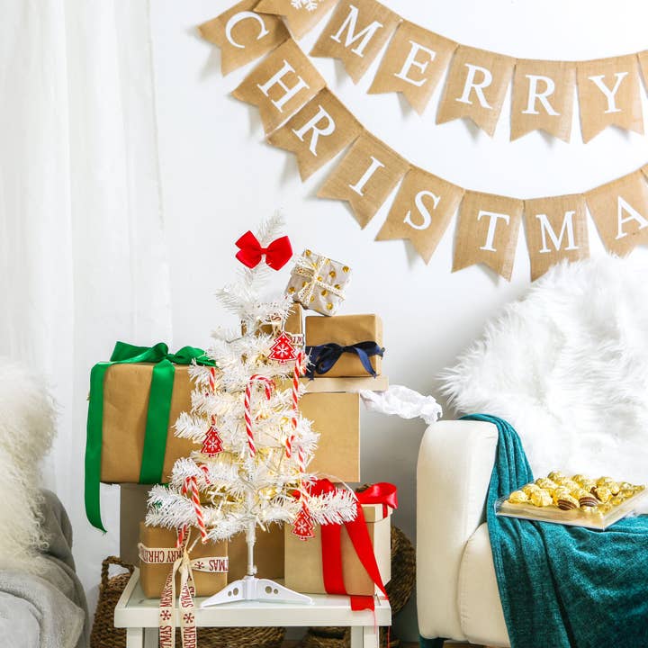 Rinkit Ltd - Vendita all'ingrosso Alberi di Natale finti - Harbour Housewares - Albero di Natale artificiale, bianco, 0,9 m