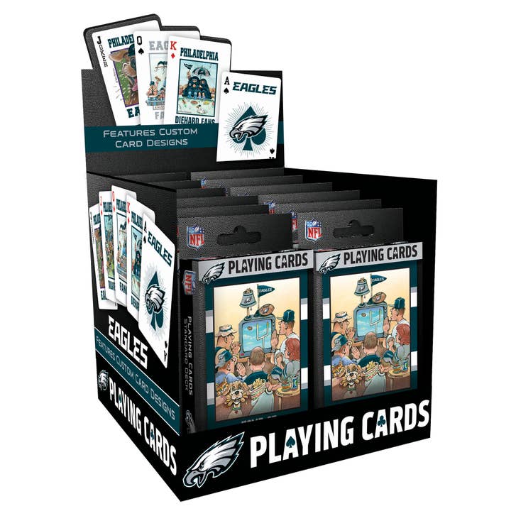 Masterpieces Puzzles - Wholesale Playing Cards - Philadelphia Eagles Fan Deck Playing Cards - 54 Card Deck3
