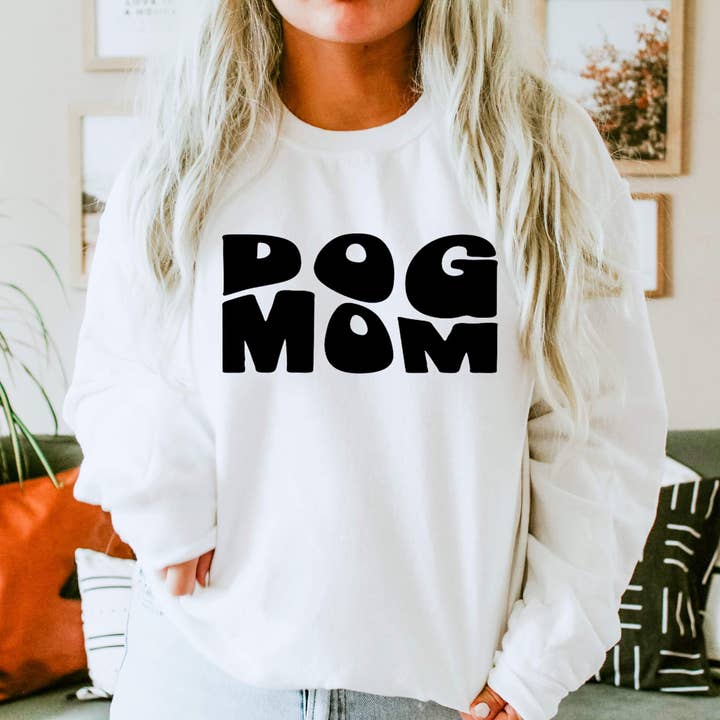 Petphoria – wholesale Graphic sweatshirt – Women’s – Dog Mom Sweater | Dog Lover Apparel