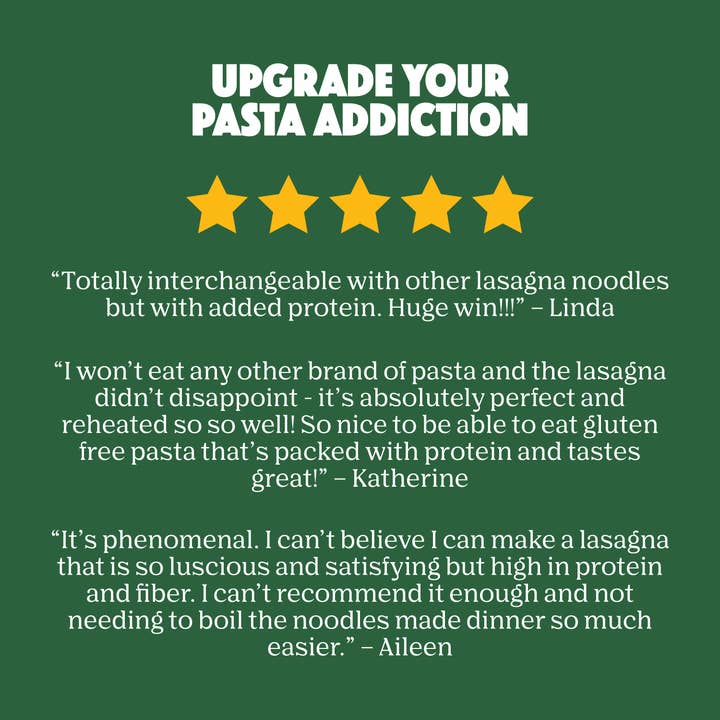 Chickapea - Wholesale Pasta - Lasagna (6 Pack)6