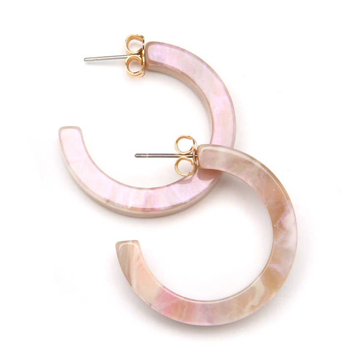 Brinco Fia Areia Rosa por atacado de PONO by Joan Goodman