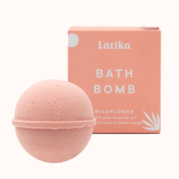 Wildflower Bath Bomb with Essential Oils🌸 for wholesale by Latika Beauty