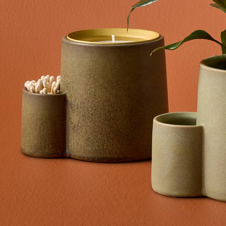 Ember Earth Candle + Planter for wholesale by Modern Sprout