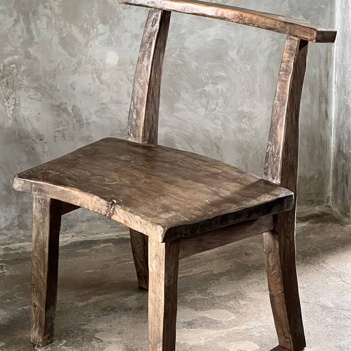 Office Objets – wholesale Chair – Large chair or armchair in antique teak H84 L6065